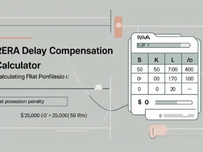 RERA Delay Compensation Calculator | Flat Possession Penalty