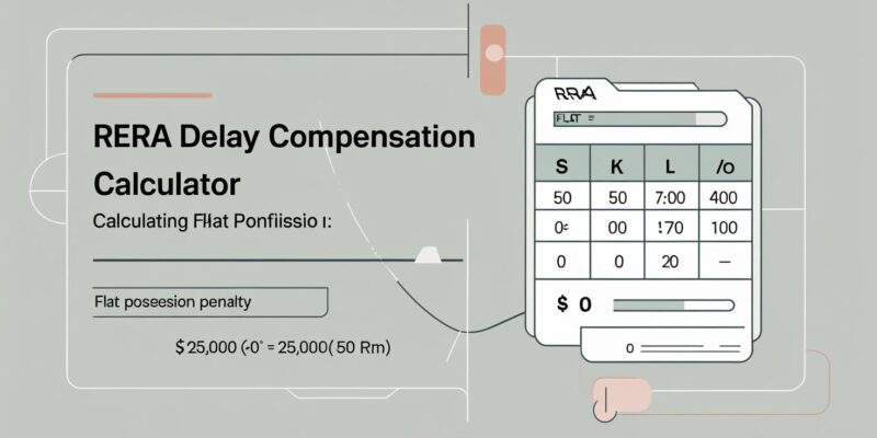 RERA Delay Compensation Calculator | Flat Possession Penalty