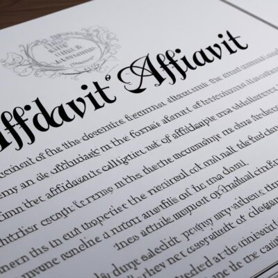 Signature Mismatch? Guide to Affidavit Fix Steps & Free Template