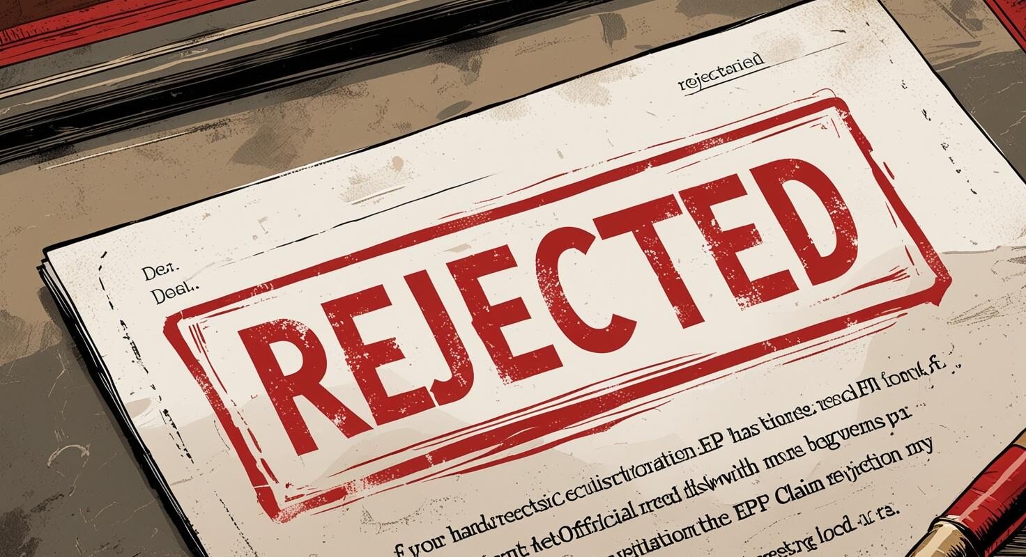 EPF Claim is Rejected