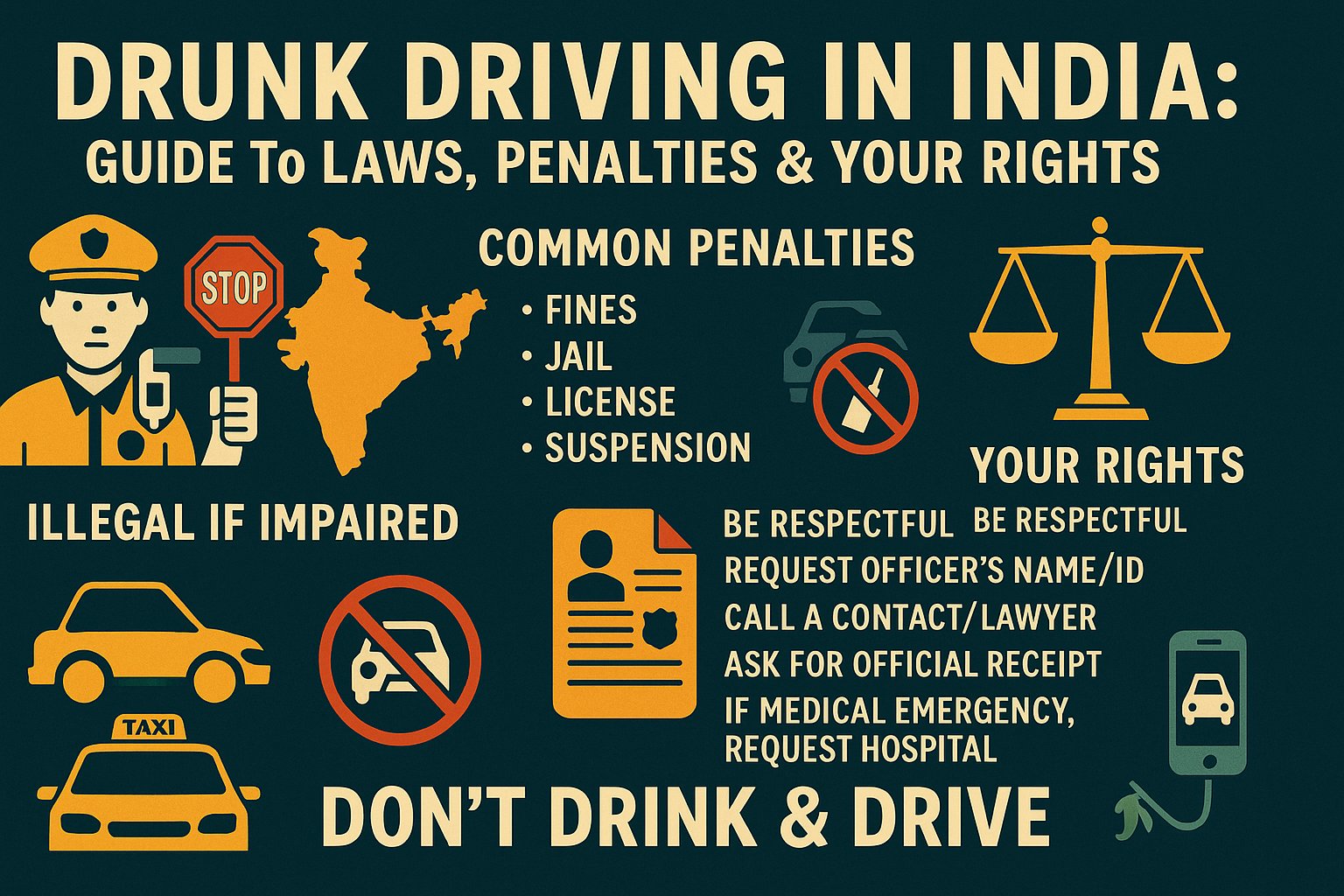 Drunk Driving in India: Guide to Laws, Penalties & Your Rights