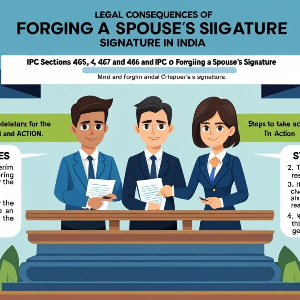 Forgery of Spouse's Signature in India: A Legal Guide to IPC Sections & Remedies