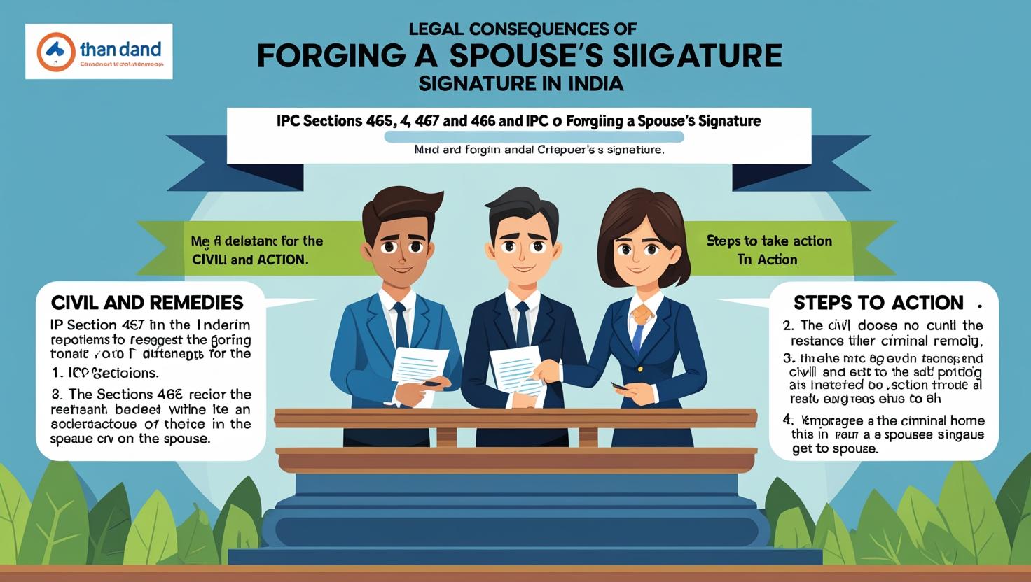 Forgery of Spouse's Signature in India: A Legal Guide to IPC Sections & Remedies