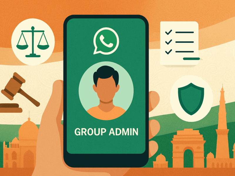 WhatsApp Group Admin Liability in India
