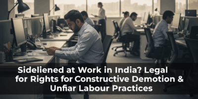 Sidelined at Work in India? Your Legal Rights for Constructive Demotion & Unfair Labour Practices (Updated 2025)