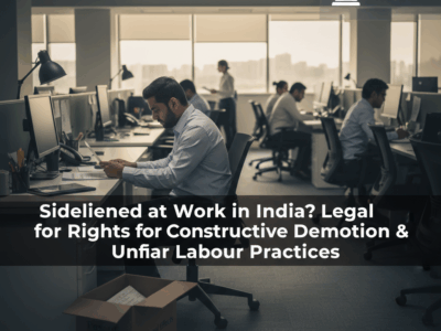 Sidelined at Work in India? Your Legal Rights for Constructive Demotion & Unfair Labour Practices (Updated 2025)