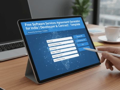 Free Software Services Agreement Generator for India | Developer & Freelancer Contract Template