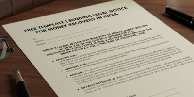 Legal Notice for Money Recovery in India (Updated 2025) - A Complete Guide by Evaakil.com
