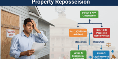 Your complete guide to the SARFAESI Act, 2002. Understand NPA, demand notices, property repossession, and your rights. Learn how to challenge lenders in DRT and explore loan settlement options.