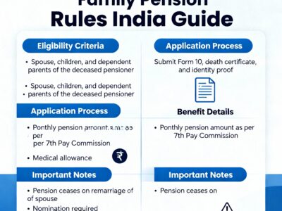 Family Pension Rules in India (2025): A Complete Guide for Dependents | Evaakil.com
