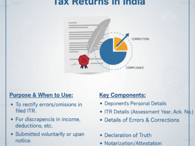 Affidavit for Correcting Tax Returns in India