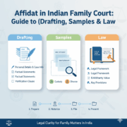 Affidavit in Indian Family Court Guide to (Drafting, Samples & Law)