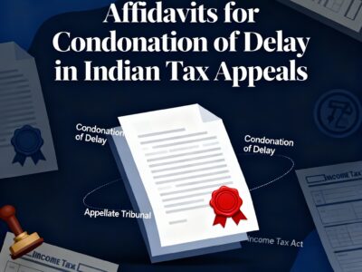 Affidavits for Condonation of Delay in Indian Tax Appeals