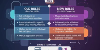 EPFO Withdrawal Rules Oct 2025 New vs Old PF Rules, Limits & Tax Impact Explained