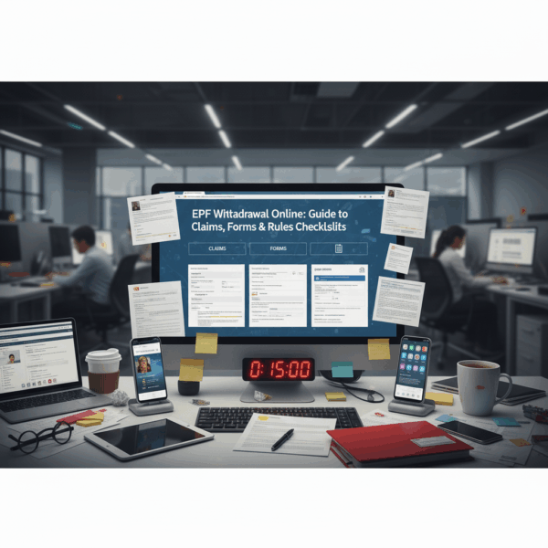 EPF Withdrawal Online: Guide to Claims, Forms & Rules Checklists
