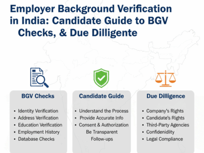 Employer Background Verification in India: Candidate Guide to BGV Checks, & Due Diligence