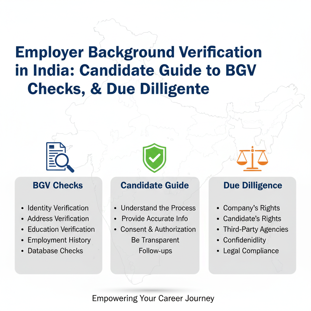 Employer Background Verification in India: Candidate Guide to BGV Checks, & Due Diligence