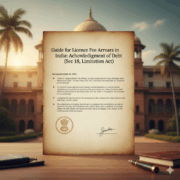 Guide for Licence Fee Arrears in India Acknowledgment of Debt (Sec 18, Limitation Act