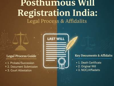 Posthumous Will Registration India Legal Process & Affidavits