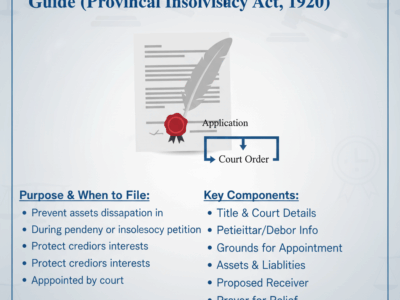 Drafting an Interim Receiver Petition: Guide (Provincial Insolvency Act, 1920)