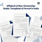 Affidavit of Non-Ownership Guide, Templates & Format in India'