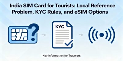 India SIM Card for Tourists 'Local Reference' Problem, KYC Rules, and eSIM Options