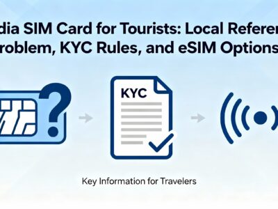 India SIM Card for Tourists 'Local Reference' Problem, KYC Rules, and eSIM Options