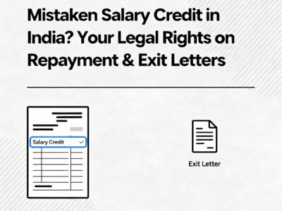 Mistaken Salary Credit in India Your Legal Rights on Repayment & Exit Letters