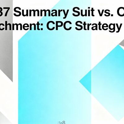 Order 37 Summary Suit vs. Order 38 Attachment CPC Strategy
