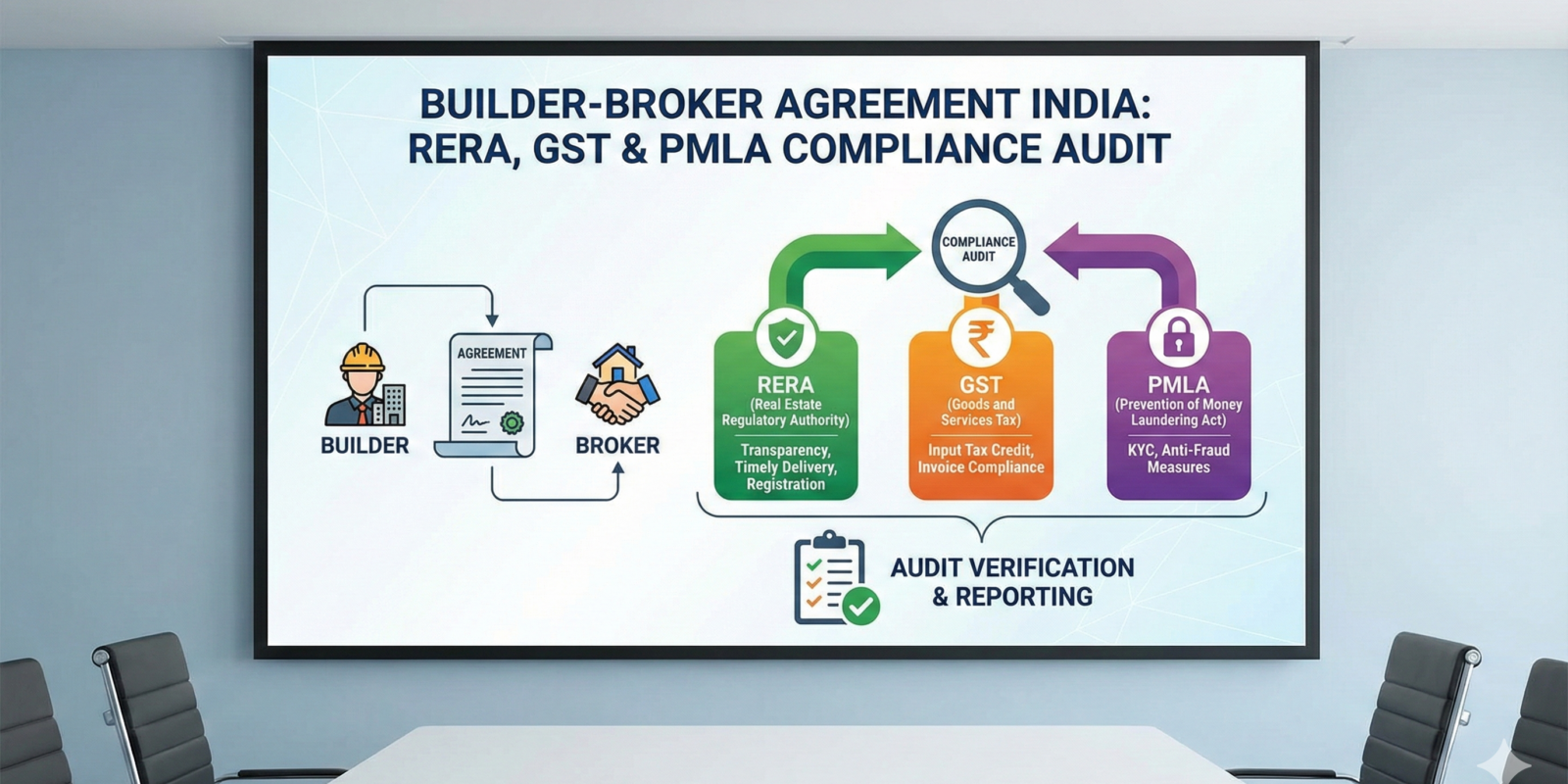 Builder-Broker Agreement India RERA, GST & PMLA Compliance Audit