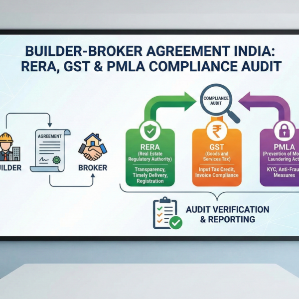 Builder-Broker Agreement India RERA, GST & PMLA Compliance Audit