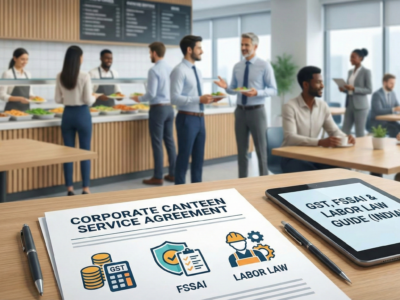 Corporate Canteen Service Agreements GST, FSSAI & Labor Law Guide (India)