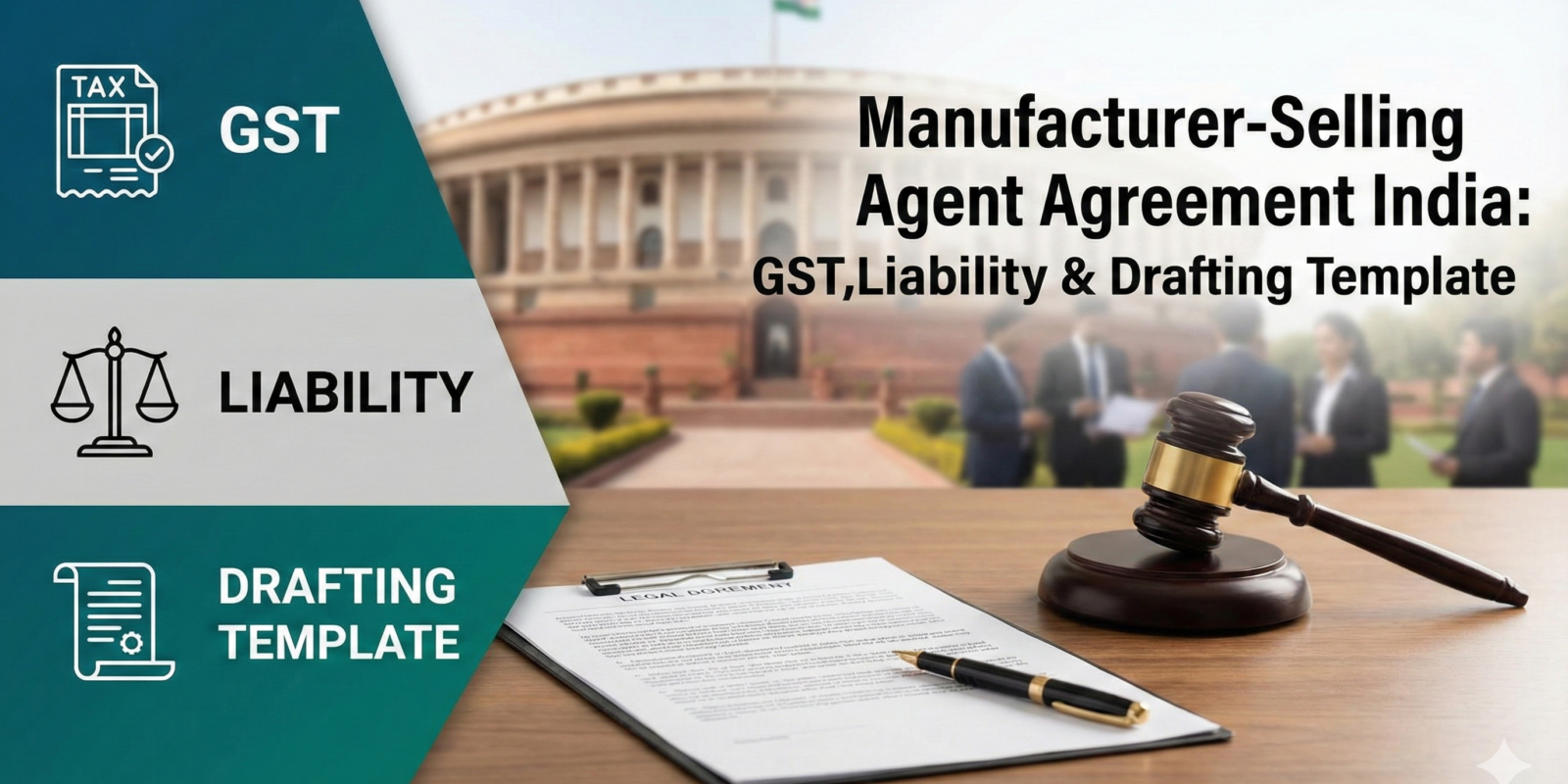 Manufacturer-Selling Agent Agreement India GST, Liability & Drafting Template