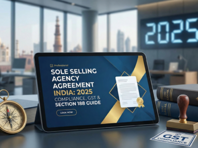 Sole Selling Agency Agreement India 2025 Compliance, GST & Section 188 Guide