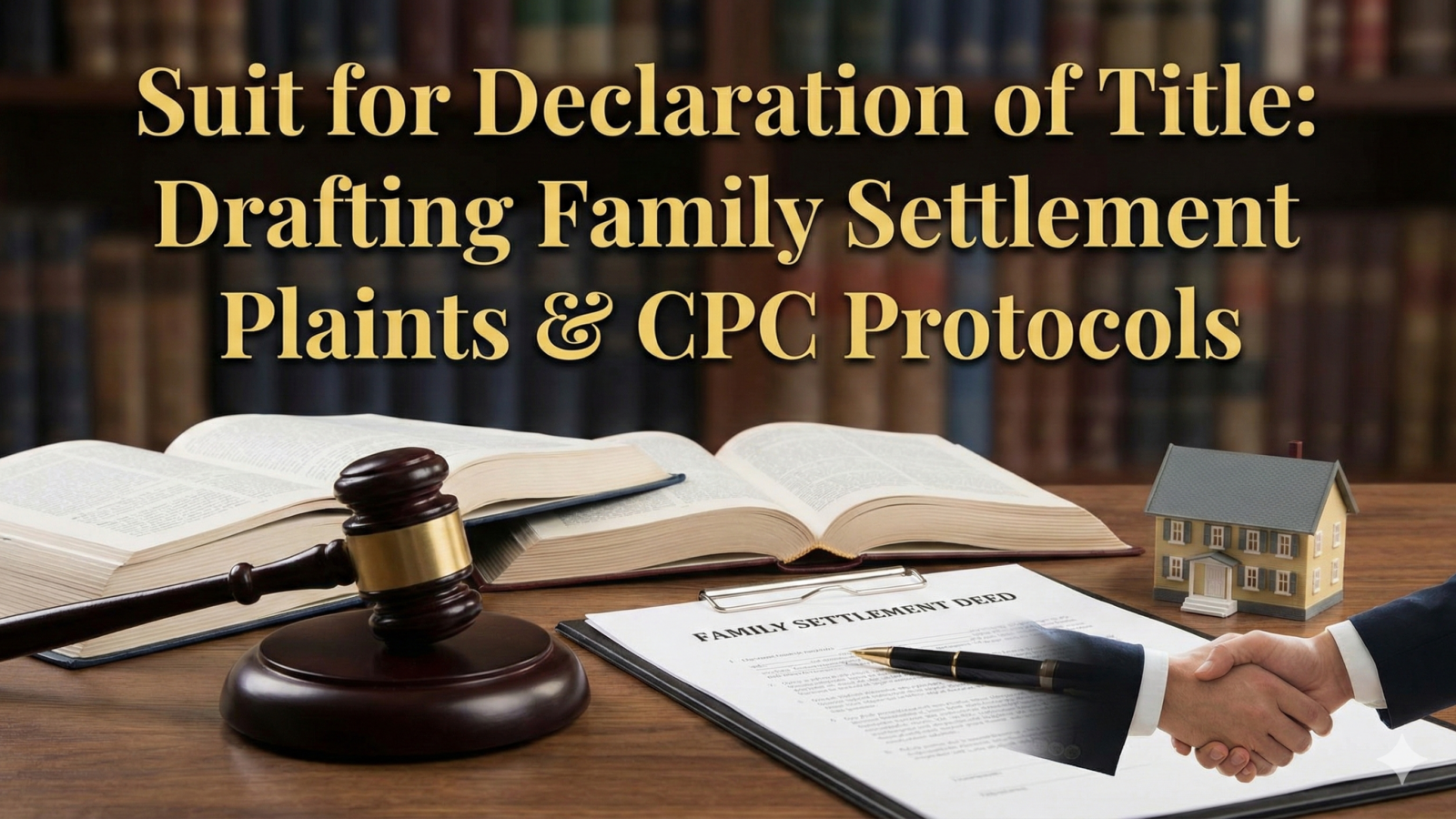 Suit for Declaration of Title Drafting Family Settlement Plaints & CPC Protocols