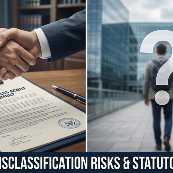 Traveling Sales Agent Agreement Employee Misclassification Risks & Statutory Liability