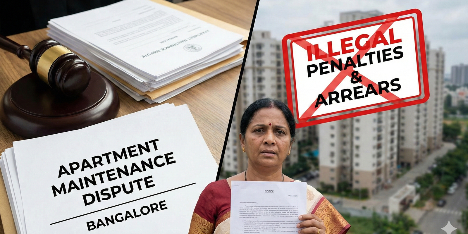 Apartment Maintenance Disputes Bangalore Fighting Illegal Penalties & Arrears