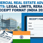 Commercial Real Estate Advance Payments: Legal Limits, RERA Rules & Receipt Format (India 2026)