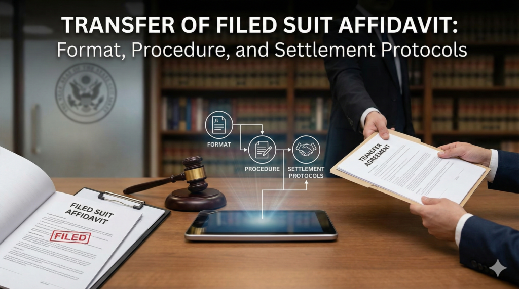 Transfer of Filed Suit Affidavit: Preponement Application Format ...