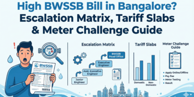 High BWSSB Bill in Bangalore Escalation Matrix, Tariff Slabs & Meter Challenge Guide