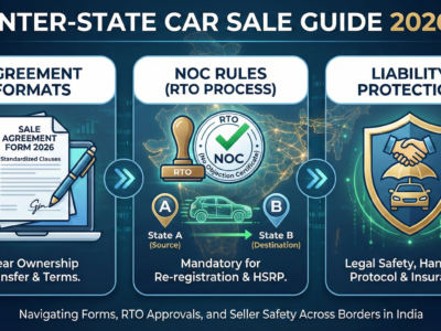 Inter-State Car Sale Guide 2026 Agreement Formats, NOC Rules & Liability Protection