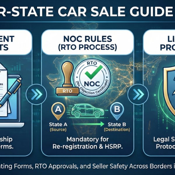 Inter-State Car Sale Guide 2026 Agreement Formats, NOC Rules & Liability Protection