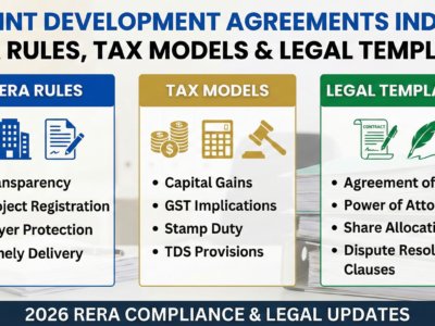 Joint Development Agreements India RERA Rules, Tax Models & Legal Templates