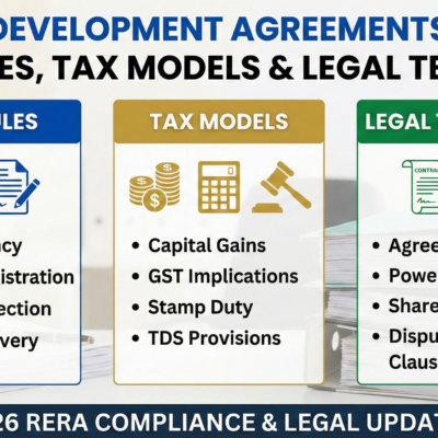 Joint Development Agreements India RERA Rules, Tax Models & Legal Templates