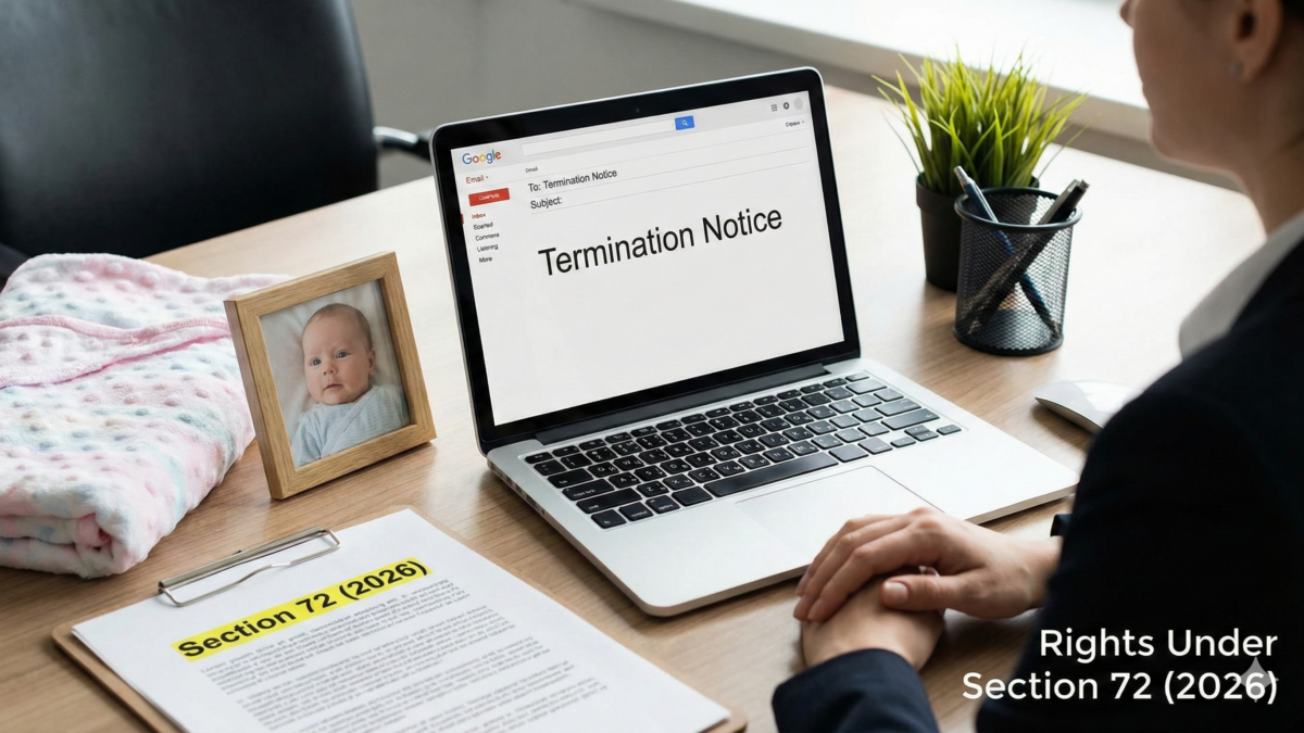 Fired After Maternity Leave Rights Under Section 72 (2026)