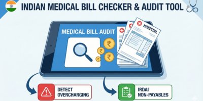 Indian Medical Bill Checker & Audit Tool Detect Overcharging & IRDAI Non-Payables
