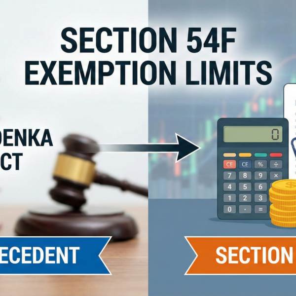 Section 54F Exemption Limits The Saroj Goenka Verdict & Rs 10 Cr Cap