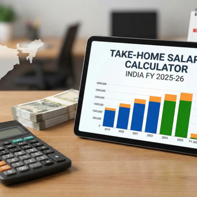 Take-Home Salary Calculator India FY 2025-26 CTC to In-Hand