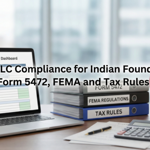 US LLC Compliance for Indian Founders Form 5472, FEMA and Tax Rules