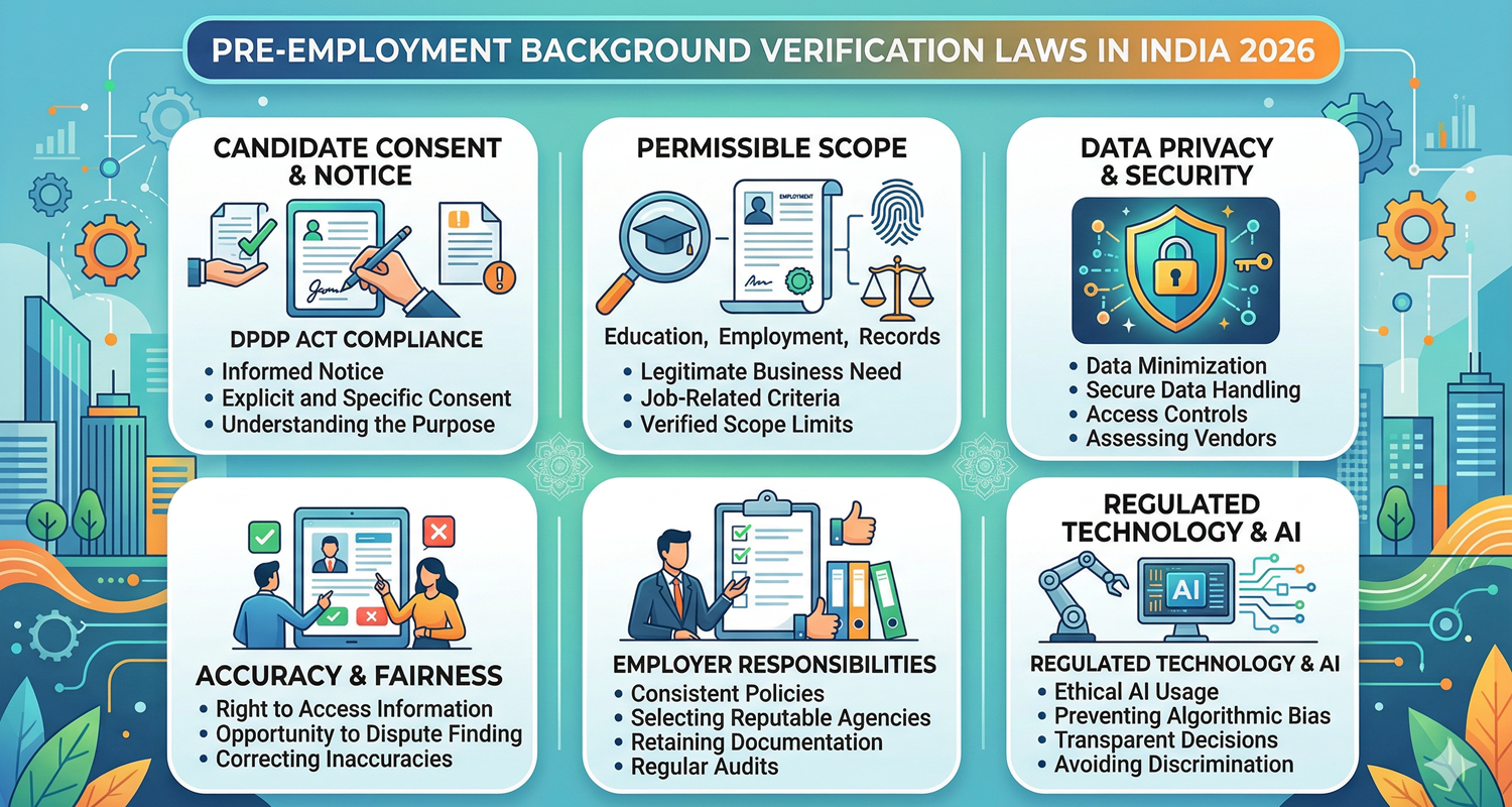 Pre-Employment Background Verification Laws in India 2026